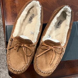 UGG Men's Brown Suede Loafers